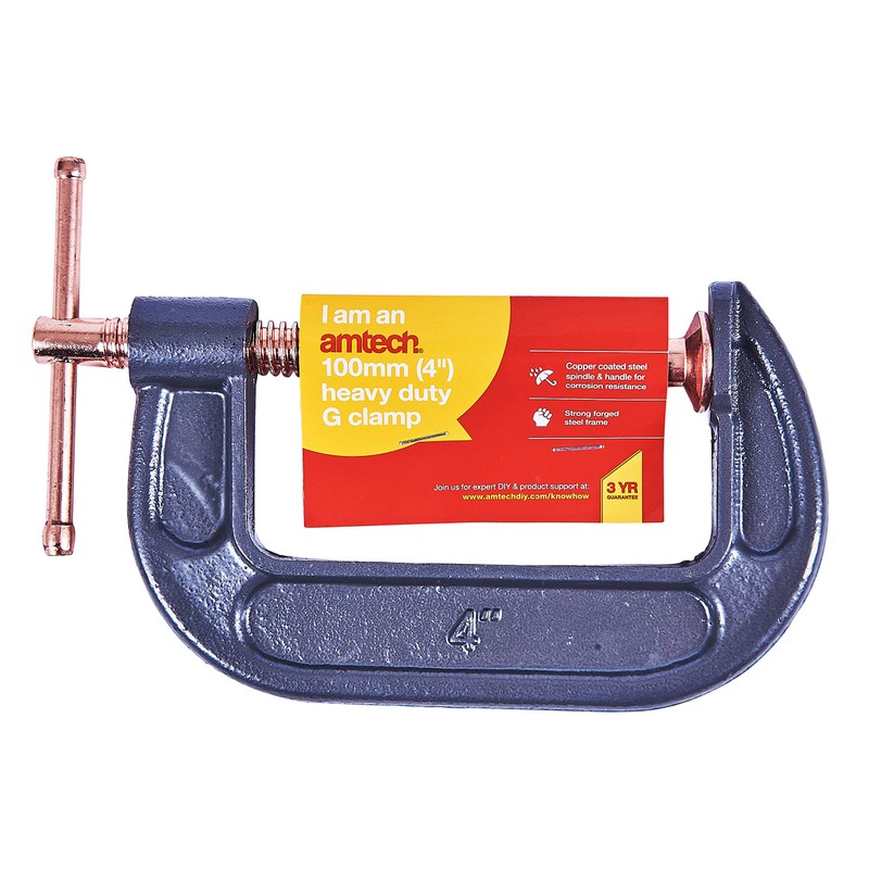 Amtech W5750 100mm (4") Heavy Duty G-clamp