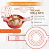 Bread Proofing Basket Set, 16pcs/set Including Round & Oval Banneton,