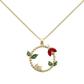 RADLEY Womens 18ct Gold Plated Whimsical Ladybird Pendant Charm Necklace
