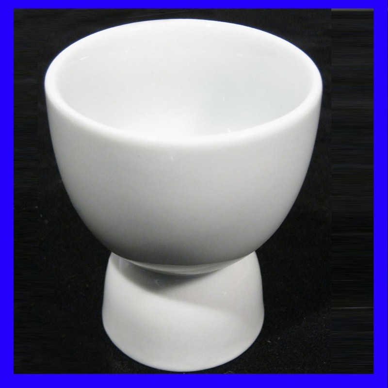 HIC Porcelain FBA Hic 400220 Double Egg Cup Porcelain, 3-1/4"