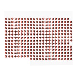PATIKIL Fishing Lure 3D Eyes 4mm, 600Pcs Waterproof Artificial Fish Eye Fly Tying Lures Crafts Tackle Accessory for Fishing Baits DIY, Red