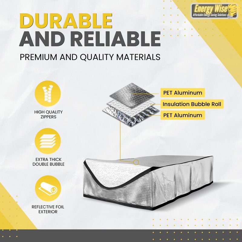 Energy Wise Premium Attic Door Insulation Cover, 25″x54″x11″, Extra Thick