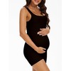BDITANLE Maternity Workout Romper Pregnancy Yoga Ribbed One Piece Seamless