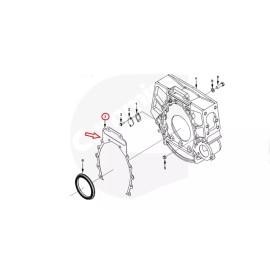 Rediesel 4965688 Cummins ISX/QSX Flywheel Housing Gasket