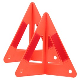 SUPVOX 2 Sets Safety Reflective Emergency Triangles Car Roadside Warning Sign