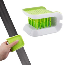 Car Seat Belt Cleaning Brush,Double Sided U-Shaped Interior Car Detailing Brushes,Non-Slip Seatbelt Cleaner,Multifunctional Cutlery Cleaner Brush,Washing Tool Seatbelt Cleaning Supplies (1PC)