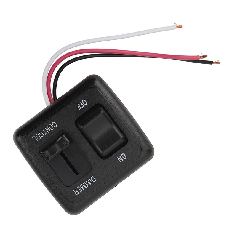 12 Volt DC Dimmer Switch, Black Toggle Dimmer Switch 9V