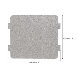 uxcell Microwave Oven Waveguide Cover Mica Plate Sheet Insulation Board Repairing Kit 4.6 x 3.9 Inch 2pcs