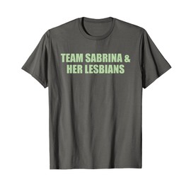 Team Sabrina & HER Lesbians Retro LBGT Aesthetic T-Shirt