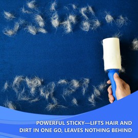 Lint Roller for Pet Hair, Pack of 5 with 450 Sheets, Easy Peel Lint Rollers for Clothes, Sofa, Furniture, Super Value Pack