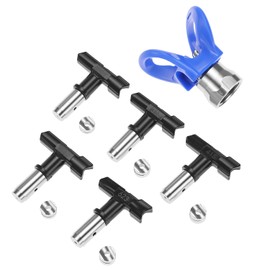 QWORK 6 Pack Airless Paint Sprayer Nozzle Tips Set, Reversible Spray Nozzle Tips (211,315,415,517,623), for Airless Spraying Machine