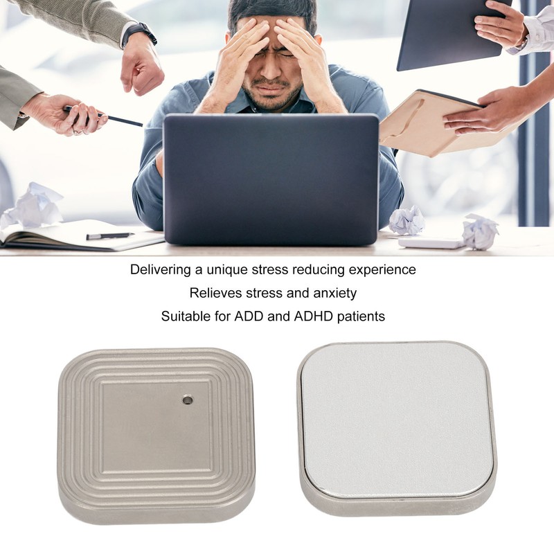 Push Slider Card Anxiety Relief Stainless Steel Portable Decompression Push