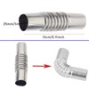 Stainless Steel Exhaust Pipe Angle Connector, 25 mm Exhaust Pipe