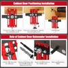 Adjustable Cabinet Door Installation Positioner with Door Rebounder,Cabinet Door Mount