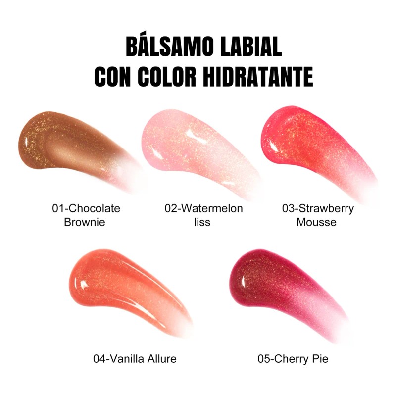 Brillos De Labios Hidratante Lipgloss Protección Solar 15ml
