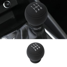 Tioollev Car Gear Shift Knob Cover, Anti-Slip Silicone Vehicle Knob Gear Stick Protector, Automotive Shifter Transmission Protective Cover, Universal Interior Accessories for Most Cars (5-Speed)