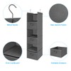 MAX Houser 6 Tier Shelf Hanging Closet Organizer, Closet Hanging