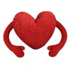 Red Heart Pillow Cartoon Plush Soft Comfortable Heart Shaped Pillow