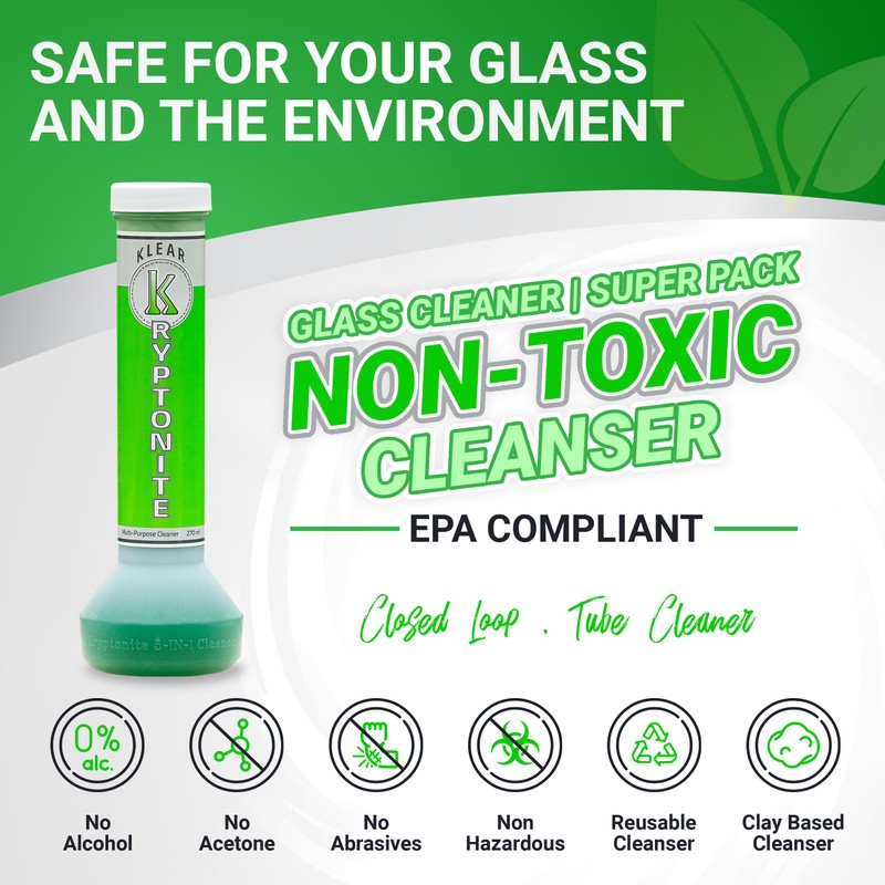 KLEAR Kryptonite Multipurpose Glass Cleaner 3-Pack | Powerful 5 in