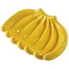 Ceramic Banana Dish Fruit Bowl Yellow Holder Stand Shaped Like