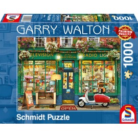 Schmidt Spiele 59605 Garry Walton, Elektronik-Shop, 1000 Teile Puzzle