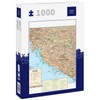 Lais Puzzle Physical Map Croatia 1000 Pieces