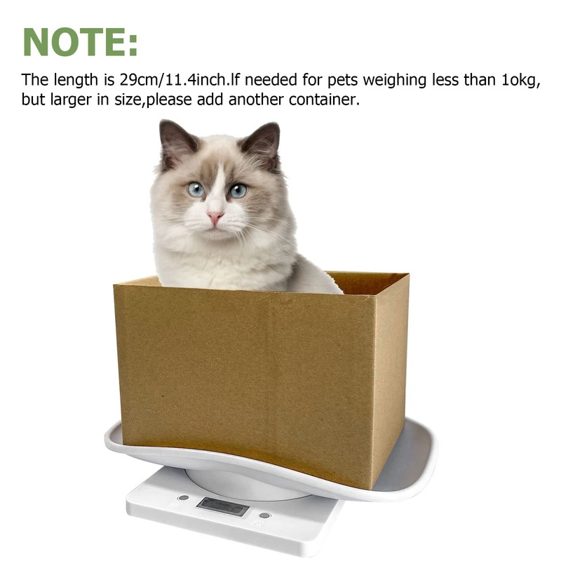 Digital Small Animals Scales for Weighing with Tape Measure, Puppy
