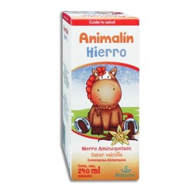 ANIMALIN HIERRO 1 SOL 133.2MG/240 ML HIERRO AMINOQUELADO; SUPLEMENTO ALIMENTICIO | SABOR VAINILLA