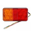 2 Pcs 12V 10 LED Rear Tail Light Indicator Stop