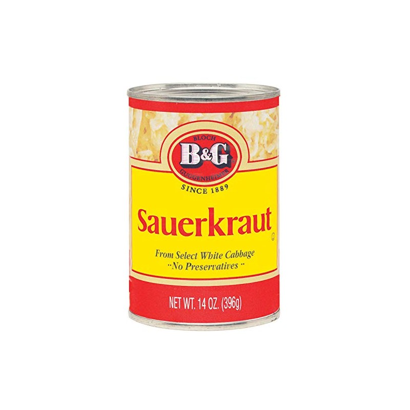 B&G Sauerkraut, 14.4 Ounce Can