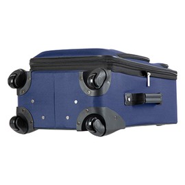 Skyway Epic Softside Carry-On Luggage - Lightweight Suitcase with Wheels for Travel | TSA Approved Carry-On Bag | Spinner Suitcase | Carry-On Luggage with Telescoping Handle, 20 inch, Surf Blue