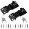 Jiozermi 2 Packs 2.5 Inch Hasp Lock With Keys, Stainless