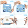 HchFPHskhd 16Pcs Blue Paw Goodie Boxs Birthday Party Supplies Blue