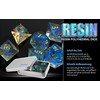 7 Polyhedral Resin Dice with Storage Box (Blue)