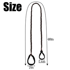 4 pcs Sport Hair Ties for Women, Elastic Tails Braided Spiral Hair Ties for Fitness and Swimming (40 Inch Length, 4 Colors)