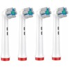 Replacement Brush Heads for Oral-B Braun Electric Toothbrush, Twist Action, EB50-X - Pack of 4