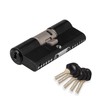 XFORT Colossus Matt Black 3 Star Kitemarked Euro Cylinder Lock