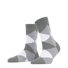 Burlington Bonnie Short Socks Cotton (Organic), Grey Light Grey Melange 3390