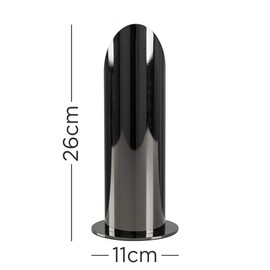 MiniSun MiniSun | Modern Black Chrome Uplighter Wall Wash Lamp | Table Lamps, Home Dcor & Improvement Essential