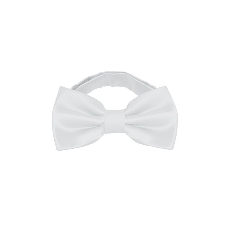 Mens Classic Pre-Tied Satin Formal Tuxedo Bowtie Adjustable Length Large