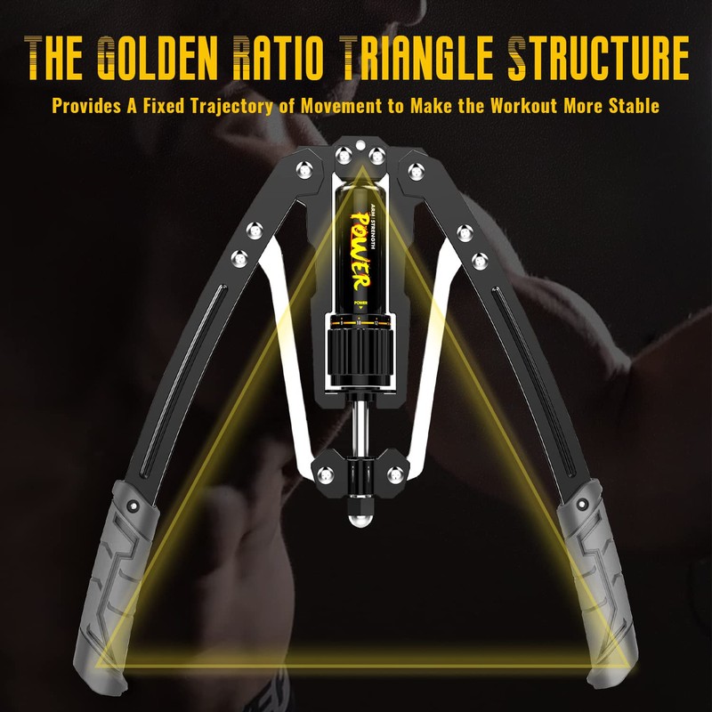 LEJIEYIN Twister Arm Exerciser - Adjustable 22-440lbs Hydraulic Power/Home Chest