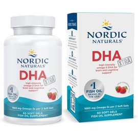 Nordic Naturals - DHA Xtra Blandas Sabor Fresa 60 Cápsulas