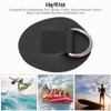 Stainless Steel D-Ring Patch Waterproof PVC Patch 6.5cm Diameter