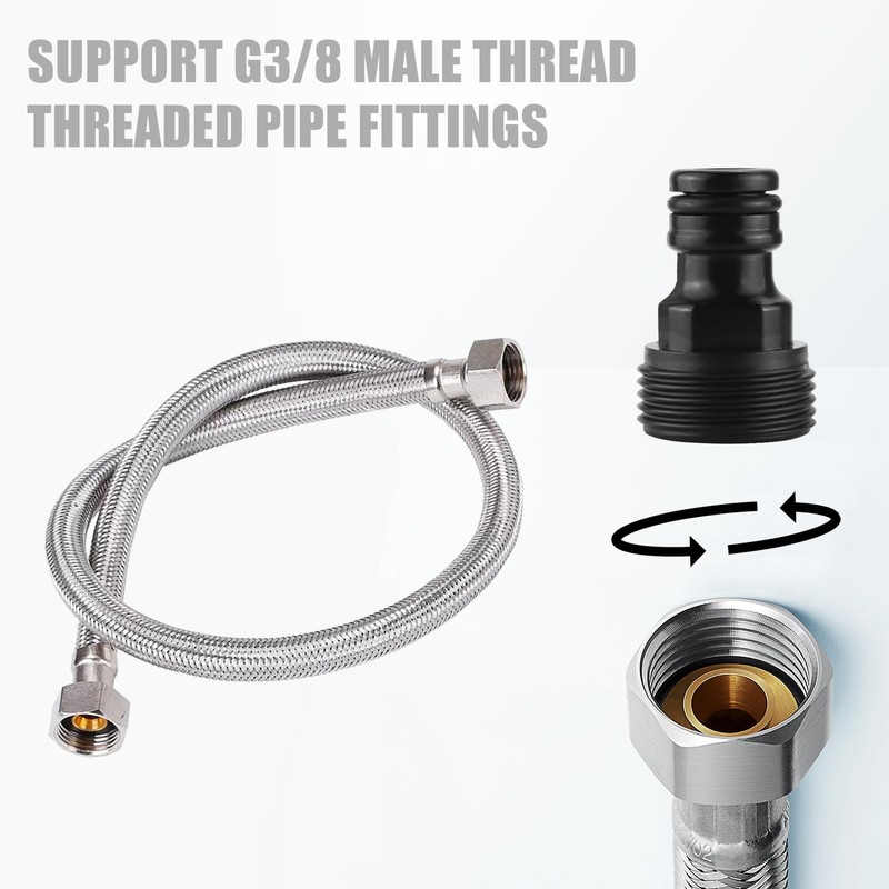 Hose Coupling 3/4 Inch Hose Connection Tap Adapter Garden Hose