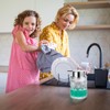 Bathroom Glass Soap Dispenser with Durable Rust-Proof Plastic Liquid Pump