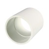 sourcing map 50mm Straight PVC Pipe Fitting Coupling Adapter Connector