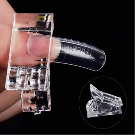 10pcs Nail Tips Clip for Quick Building Polygel nail forms Nail clips for polygel Finger Nail Extension UV LED Builder Clamps Manicure Nail Art Tool