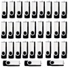lcwamy USB 8GB USB Stick 20 Pack Bulk Swivel USB