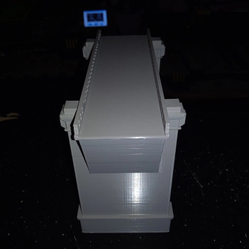 Spencer-3D HO Scale One Arch Viaduct Short bridge 5 Sections