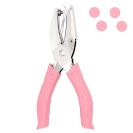 Jeemiter 1/4 Inch Small Hole Punch with Soft-Handled for Tags